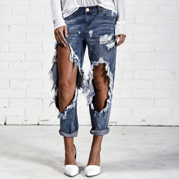 Overly Holey Jeans - Fashion And Luxurry