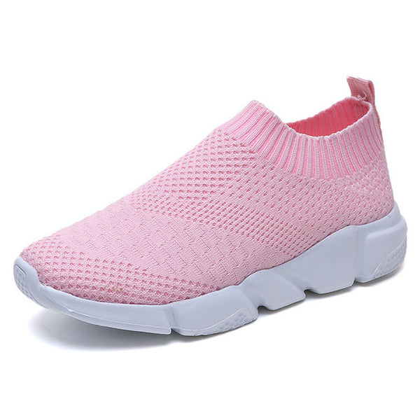 New Flyknit Sneakers Women Breathable